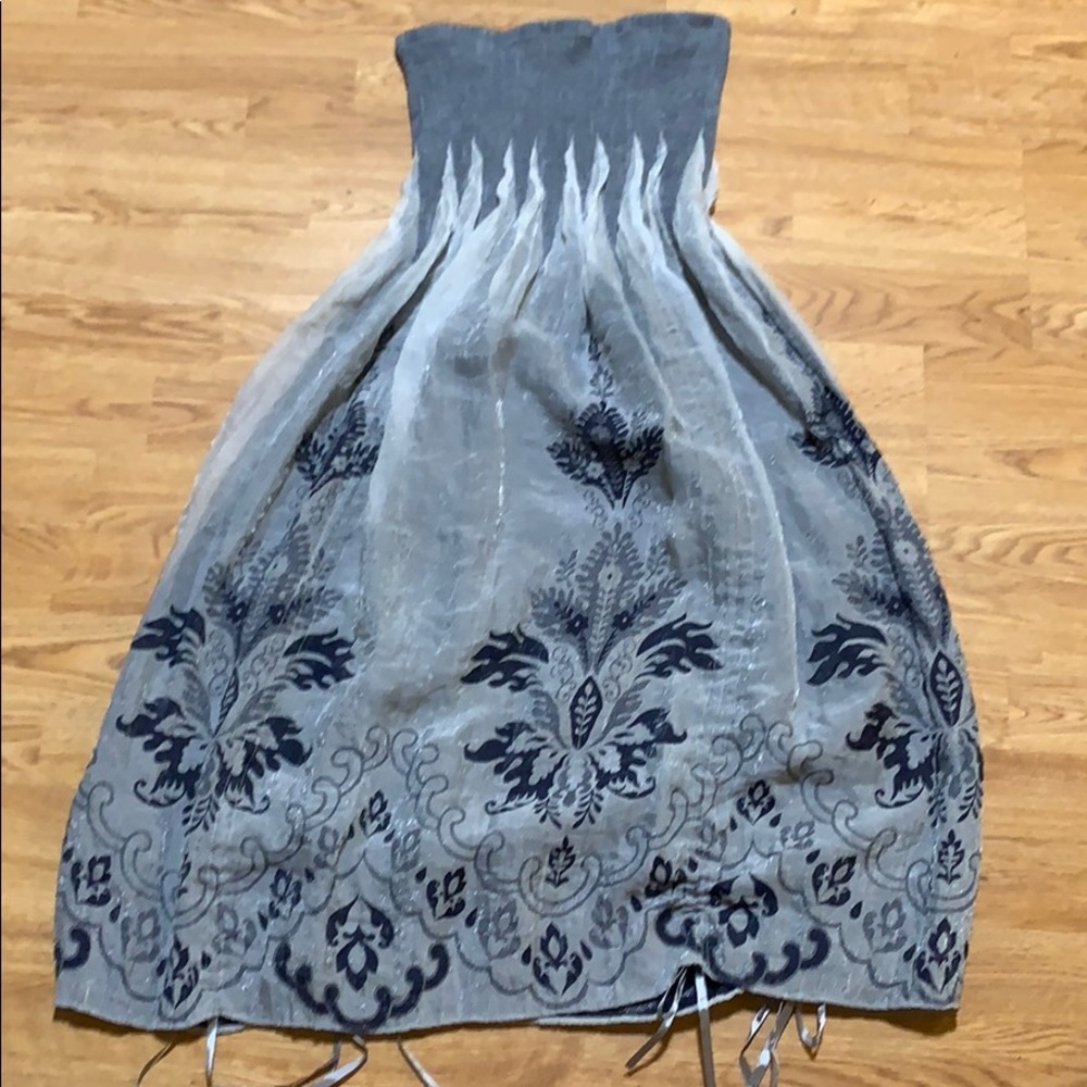 One size strapless tube dress